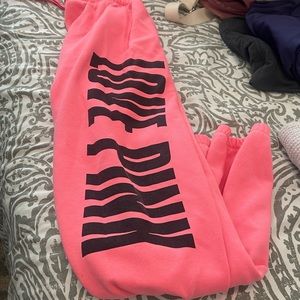 VS Pink Hot Pink Sweatpants